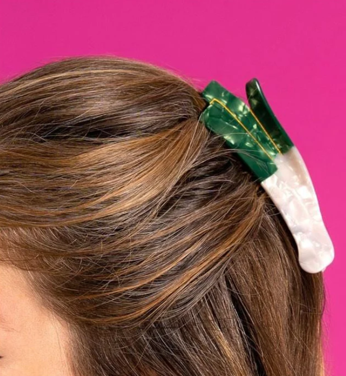 VEGGIE HAIR CLAW - Green Onion (XS)