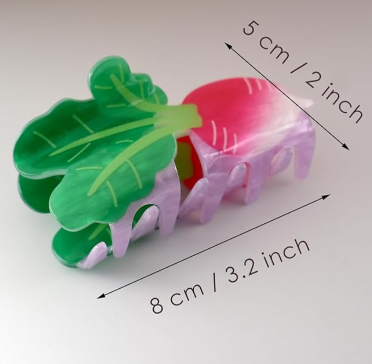 VEGGIE HAIR CLAW - Radish (S)