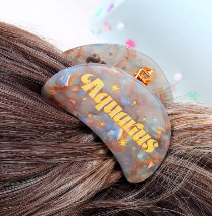 ZODIAC SIGN HAIR CLAW - We Have All the Signs! (L)