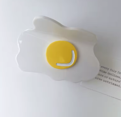 EGG HAIR CLAW - Egg (L)