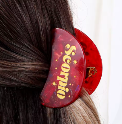 ZODIAC SIGN HAIR CLAW - We Have All the Signs! (L)